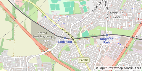 Map of Newcastle Upon Tyne