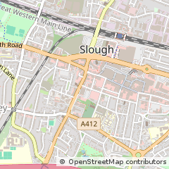 Map of Slough, Berkshire