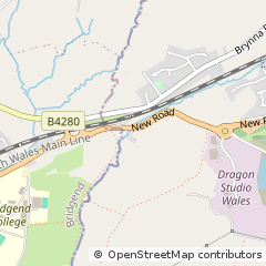 Map of Pencoed, Bridgend