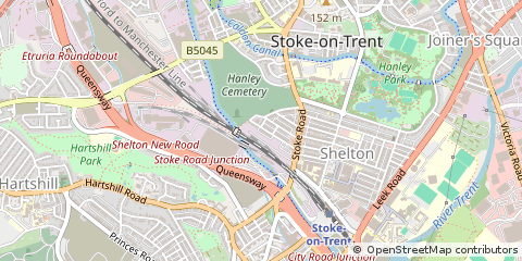 Map of Staffordshire