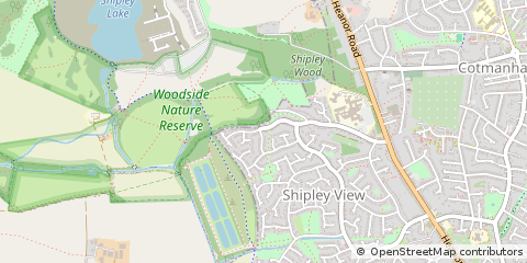 Map of Derbyshire