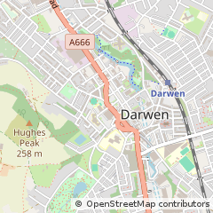 Map of Darwen