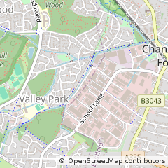 Map of Eastleigh, Hampshire