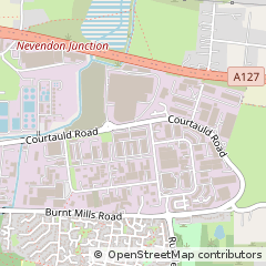 Map of Basildon, Essex