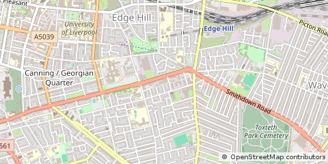 Map of Durham, Merseyside