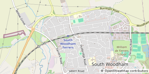 Map of Chelmsford, Essex