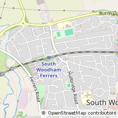 Map of Chelmsford, Essex