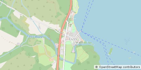Map of Luss, Argyll