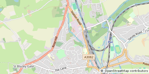 Map of PAR, Cornwall