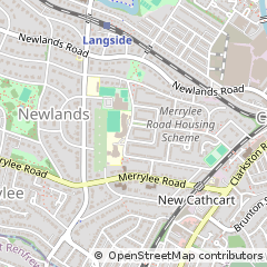 Map of Glasgow, Lanarkshire