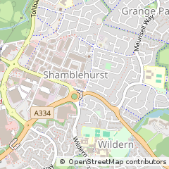 Map of Southampton, Hampshire