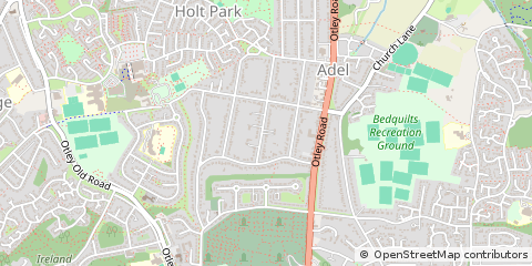 Map of West Yorkshire