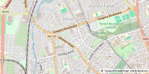 Map of Nottingham