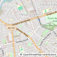 Map of Nottingham