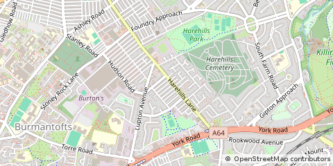 Map of Leeds