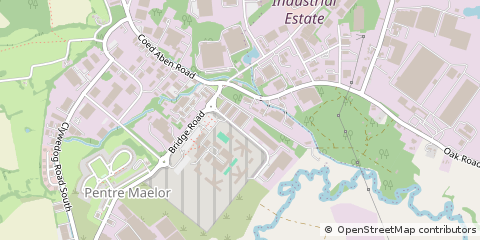 Map of Wrexham Industrial Estate, Wrexham