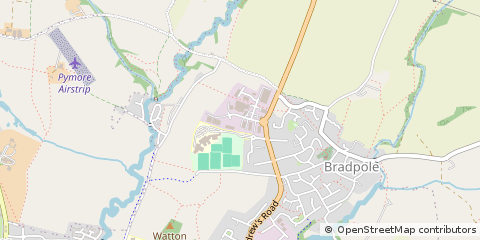 Map of Bridport, Dorset