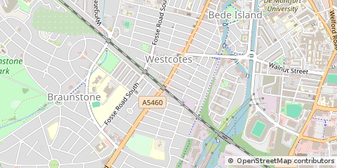 Map of Leicester
