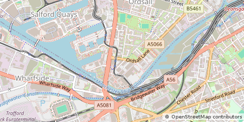 Map of Salford