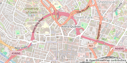 Map of Leeds