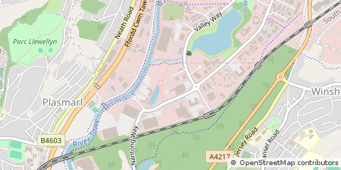 Map of Swansea
