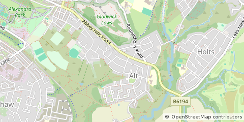 Map of Oldham