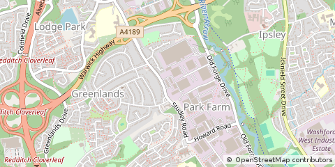 Map of Redditch