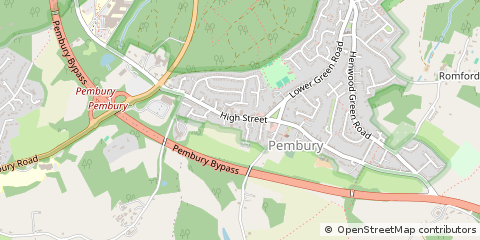 Map of Pembury, Kent