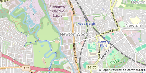 Map of Manchester