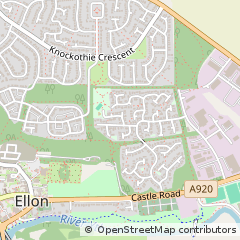 Map of Ellon, Aberdeenshire