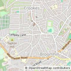 Map of Sheffield