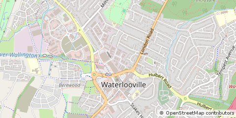 Map of Waterlooville, Hampshire