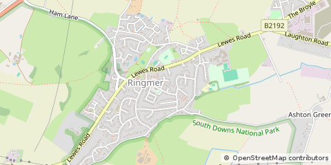 Map of Lewes