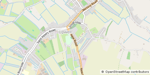 Map of Upwell, Cambridgeshire