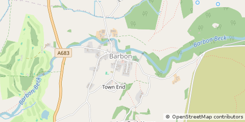 Map of Carnforth, Cumbria
