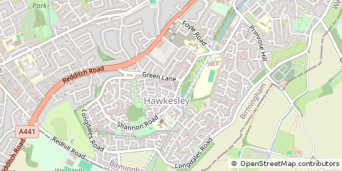 Map of Birmingham