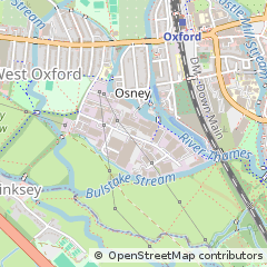 Map of Oxford, Oxfordshire