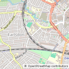 Map of Coventry, West Midlands