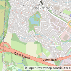 Map of Poole, Dorset