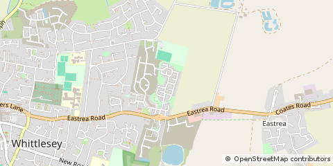Map of Peterborough, Cambridgeshire