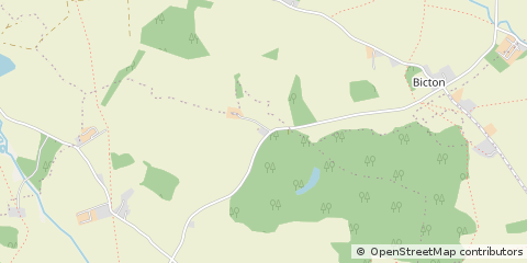 Map of Leominster, Herefordshire