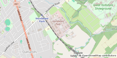 Map of Harrogate, North Yorkshire