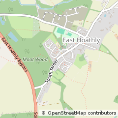 Map of East Hoathly, East Sussex