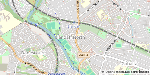 Map of Cardiff