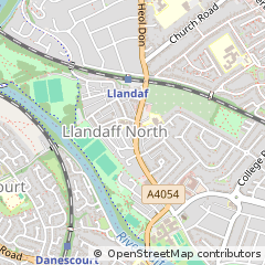 Map of Cardiff