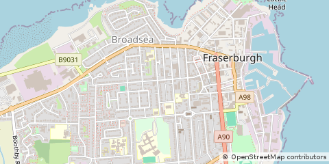 Map of Fraserburgh
