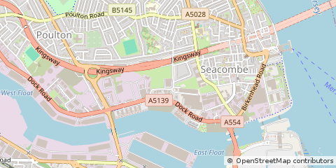 Map of Wallasey, Wirral