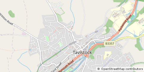 Map of Tavistock, Devon