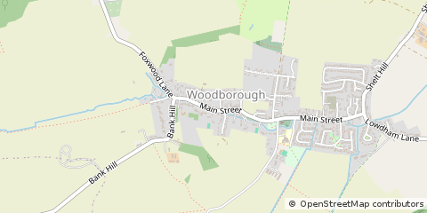 Map of Nottingham, Nottinghamshire