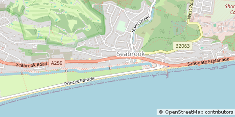 Map of Hythe